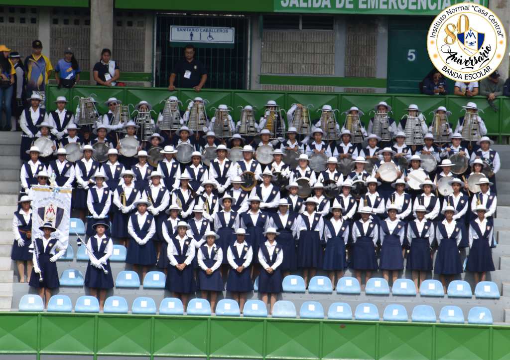 Banda actual del Instituto Normal Casa Central