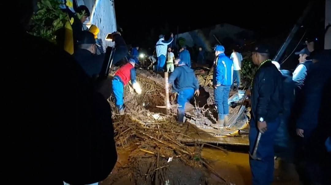 Deslave en Senahú, Alta Verapaz'