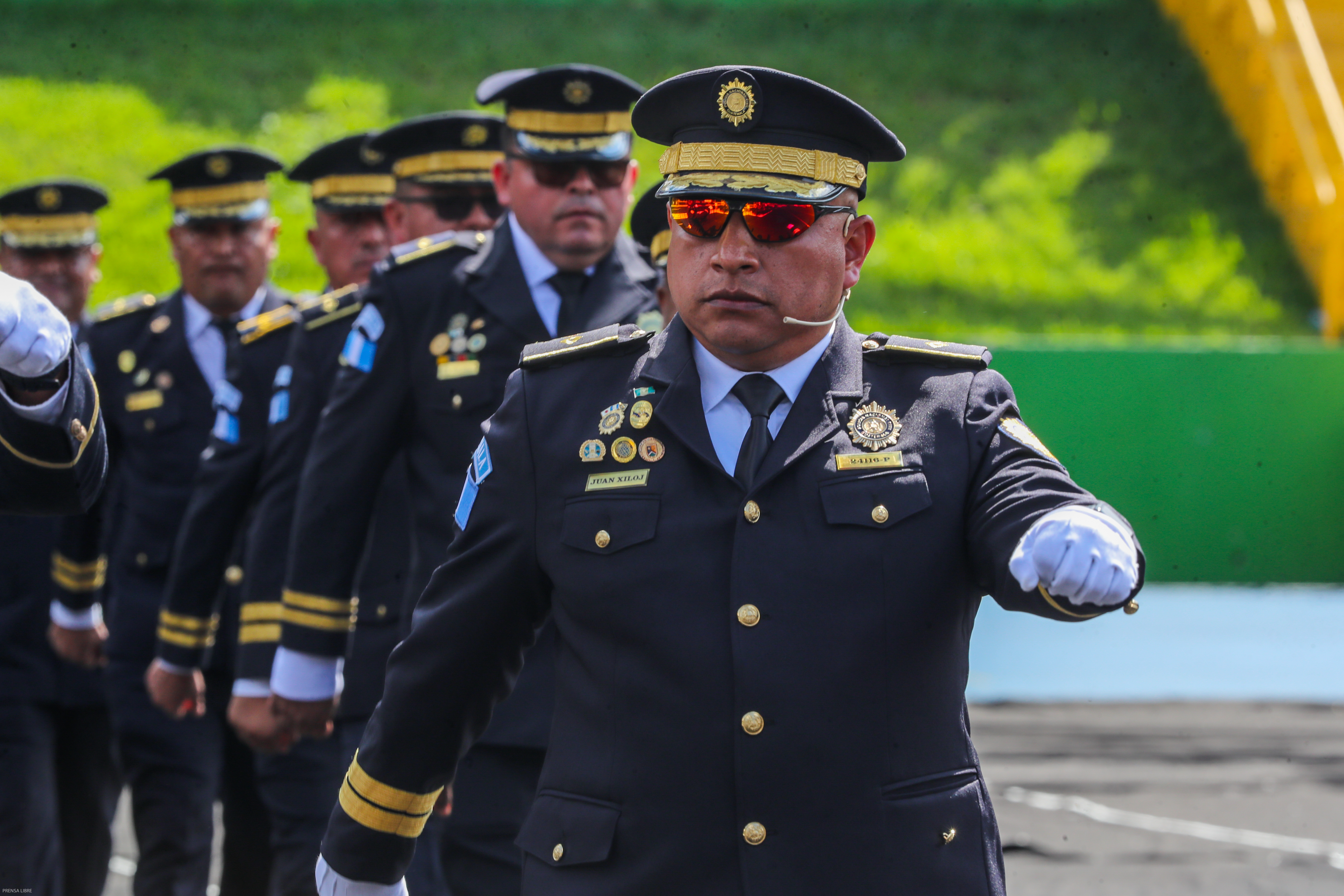 Según las autoridades, se espera que los más de 3 mil agentes sean asignados a investigación criminal, al Departamento de Tránsito y comisarías del departamento de Guatemala donde se concentra la mayor incidencia de criminalidad y homicidios. (Foto Prensa Libre: Juan Diego González)
