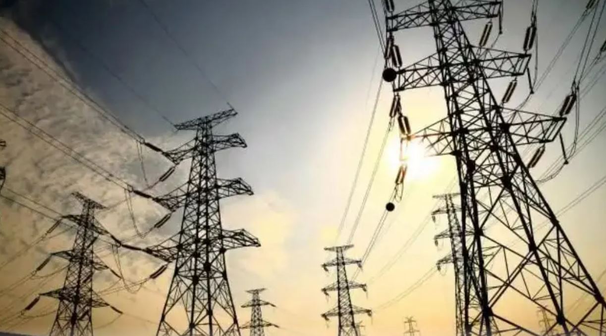 vista de Torres de transmisión de electricidad