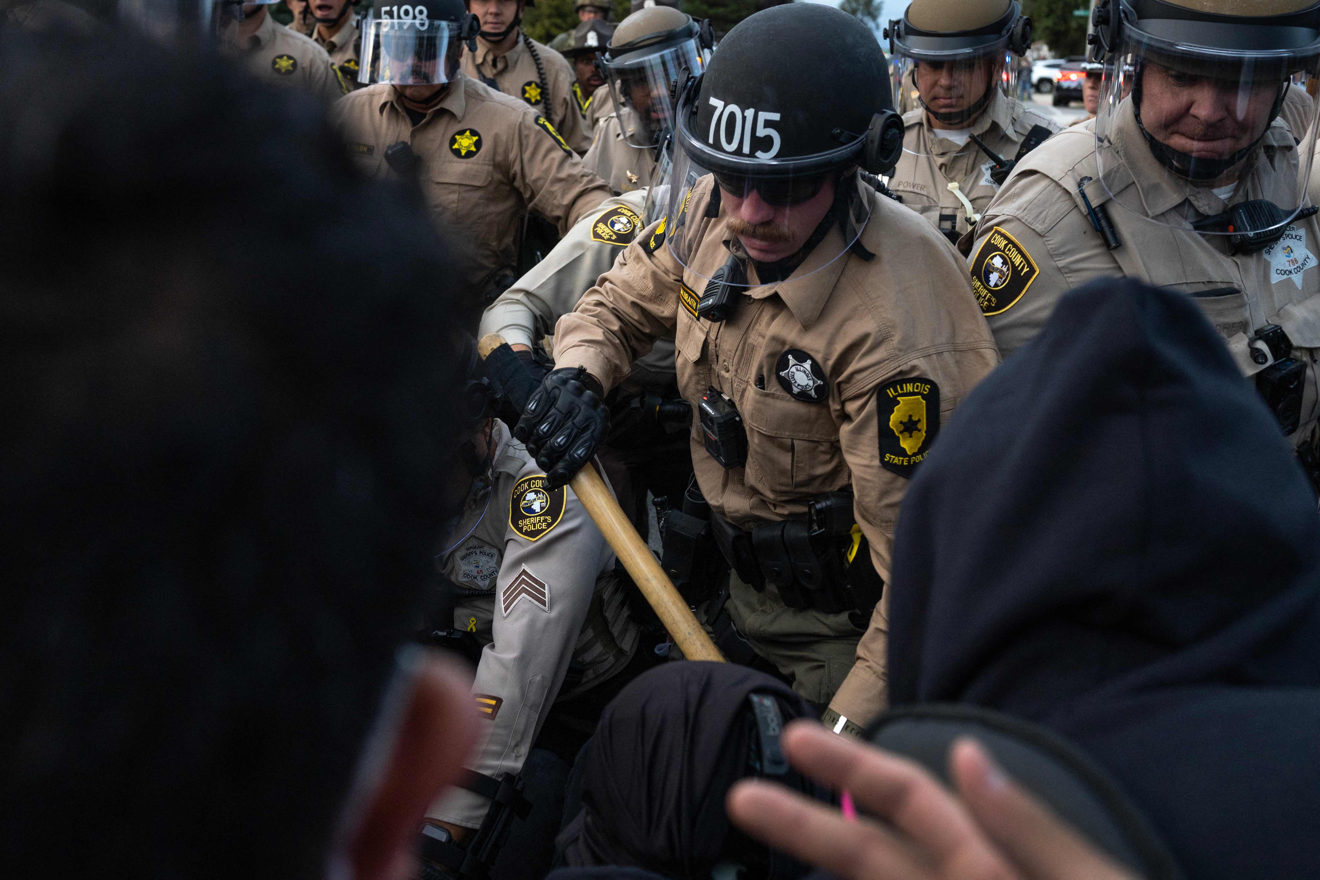 Protestas por redadas migratorias
