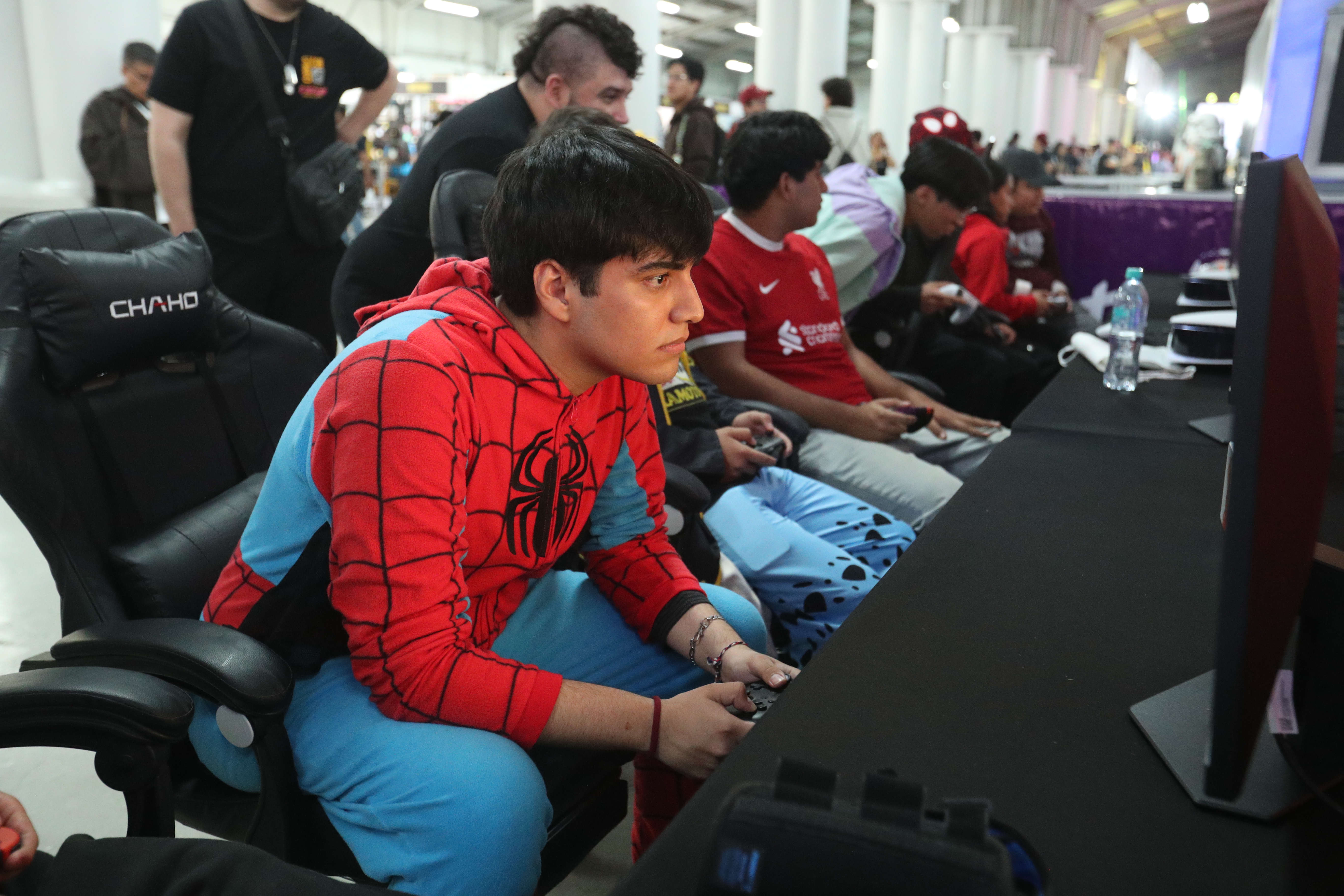 Los videojuegos tuvieron un espacio especial para los fanáticos del gaming. (Foto Prensa Libre: Byron Rivera Baiza)