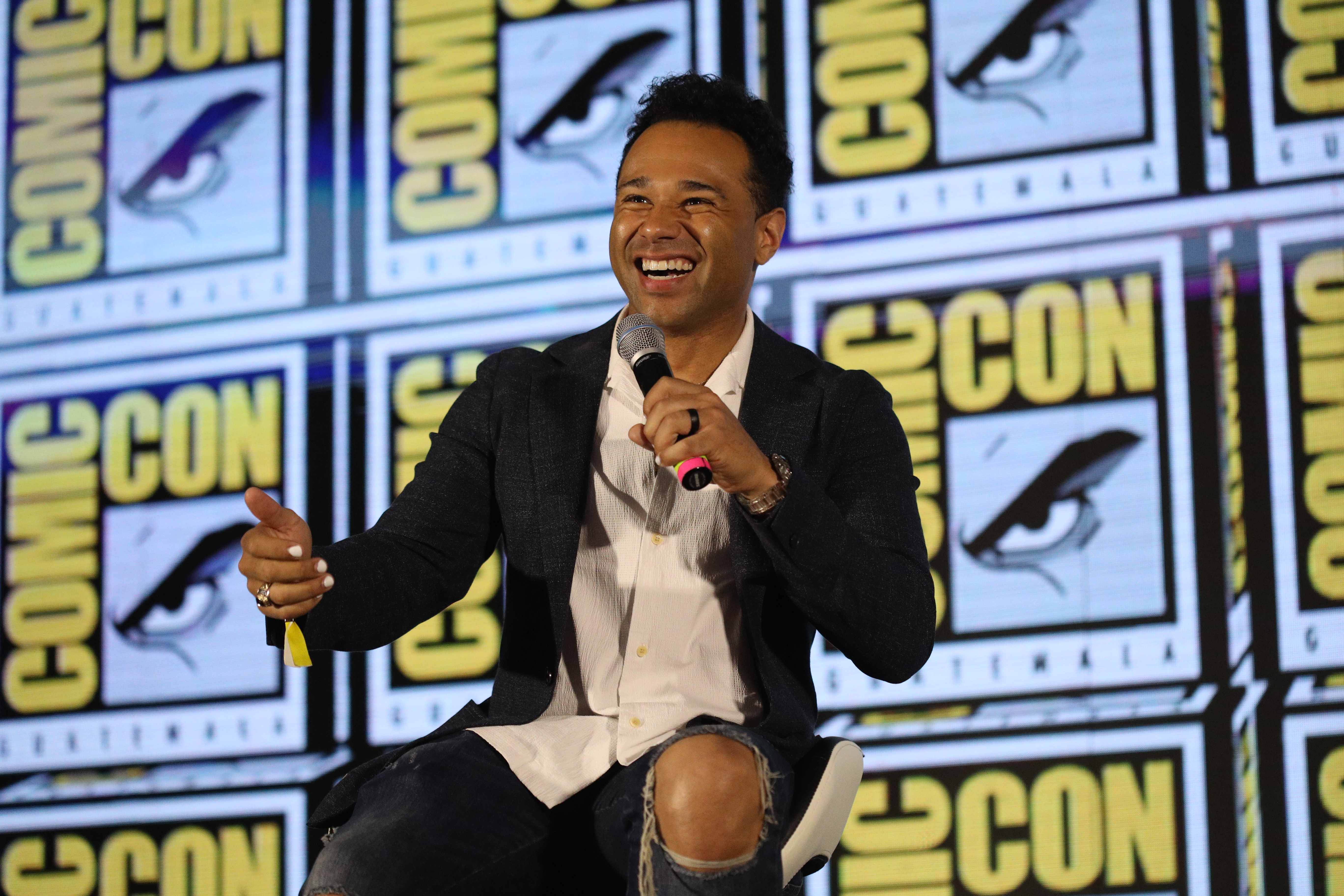 Corbin Bleu, recordado por su papel en High School Musical, compartió con sus fanáticos durante la Comic Con Guatemala, evocando recuerdos de su infancia y adolescencia. (Foto Prensa Libre: Byron Rivera Baiza) 