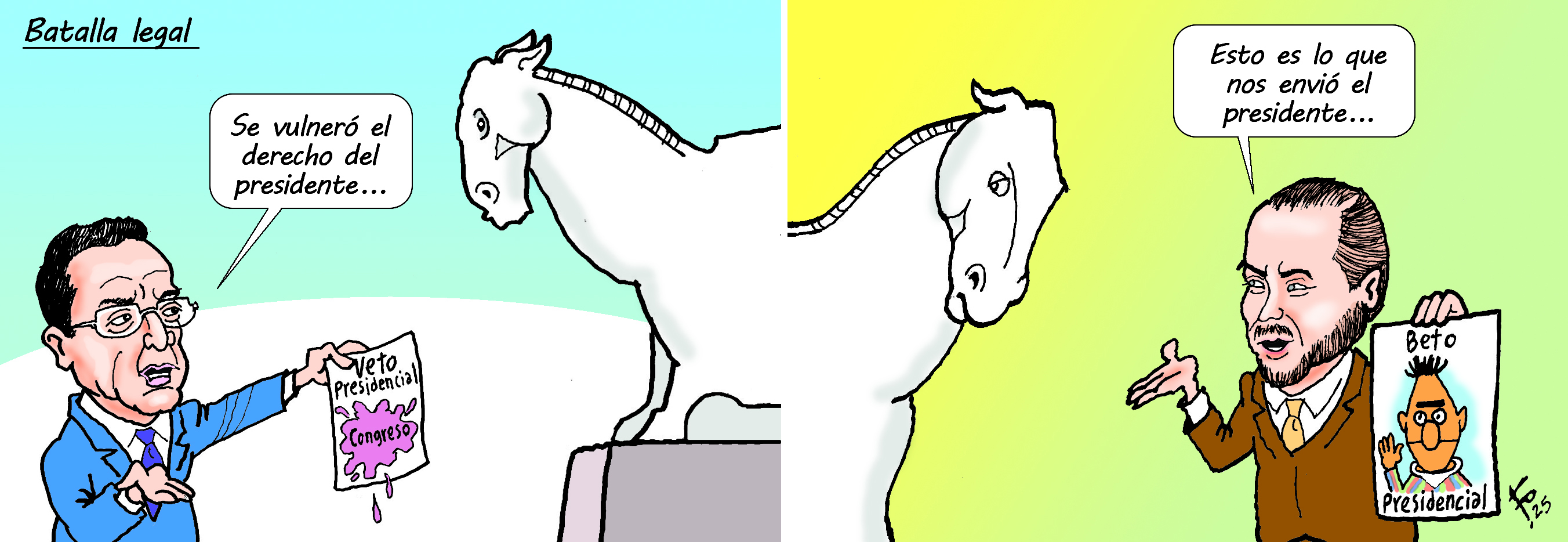 Personajes: Juan Gerardo Guerrero y Álvaro Arzú Escobar.