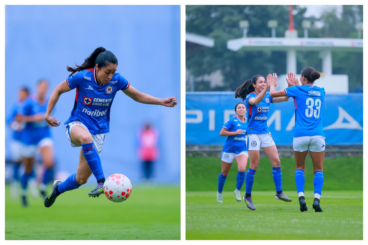Ana Lucía Martínez anotó un gol en la victoria del Cruz Azul