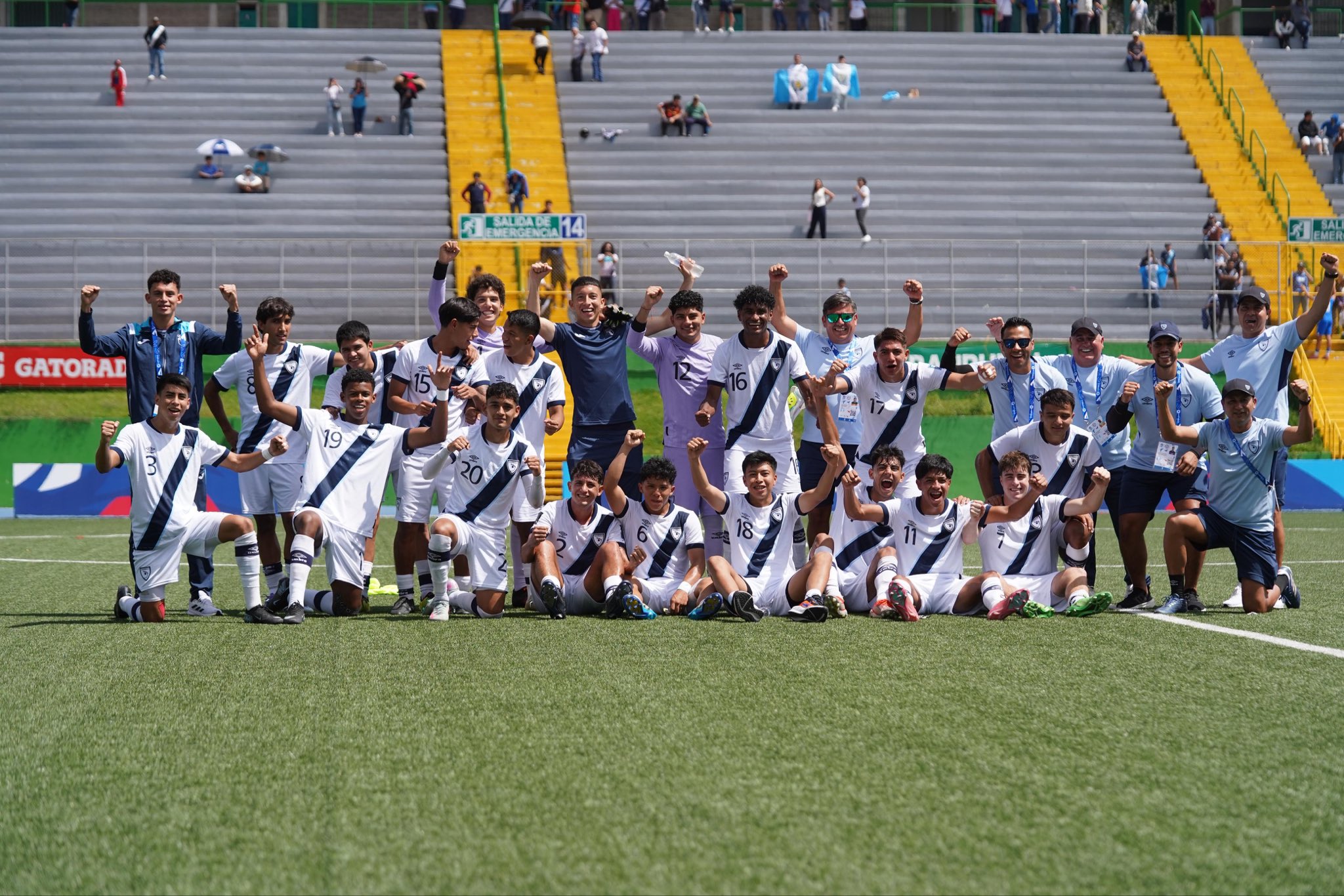 Selección de Guatemala consigue el bronce luego de vencr a El Salvador