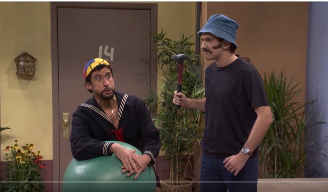 Bad Bunny fue la estrella invitada de Saturday Night Live. (Foto: @nbcsnl/X)