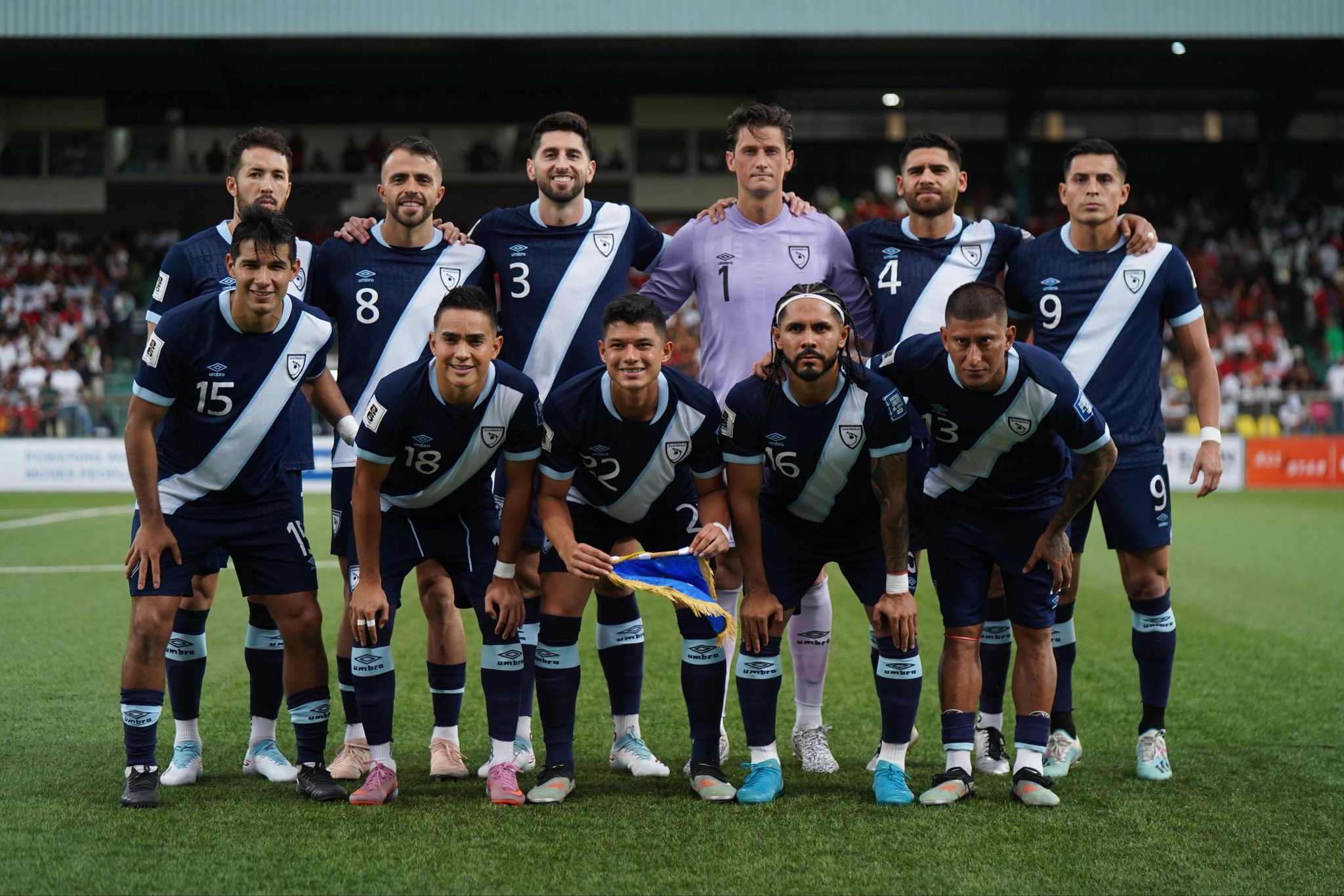Selección guatemalteca en Paramaribo ante Surinam