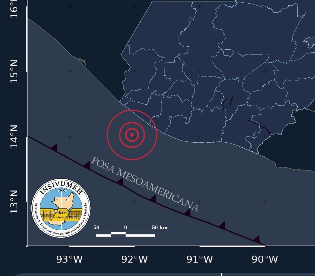 Temblor en Guatemala 8 de octubre