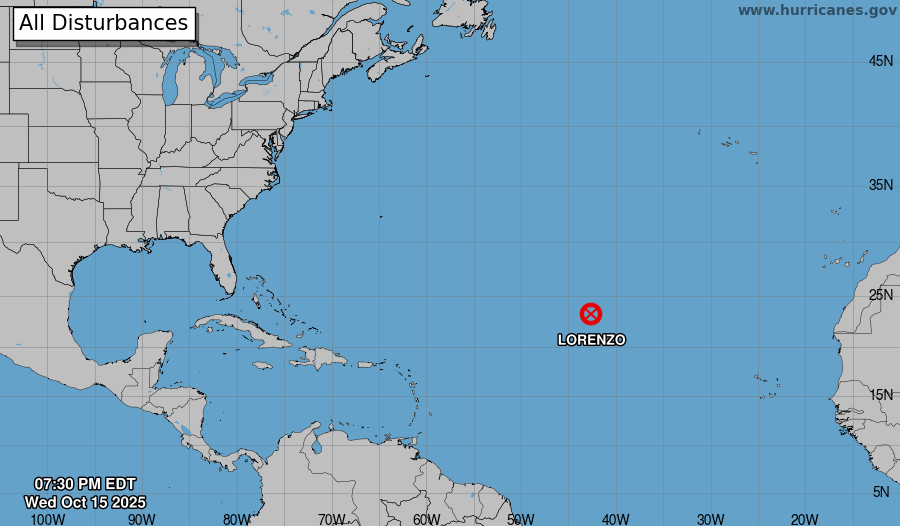 Tormenta tropical Lorenzo
