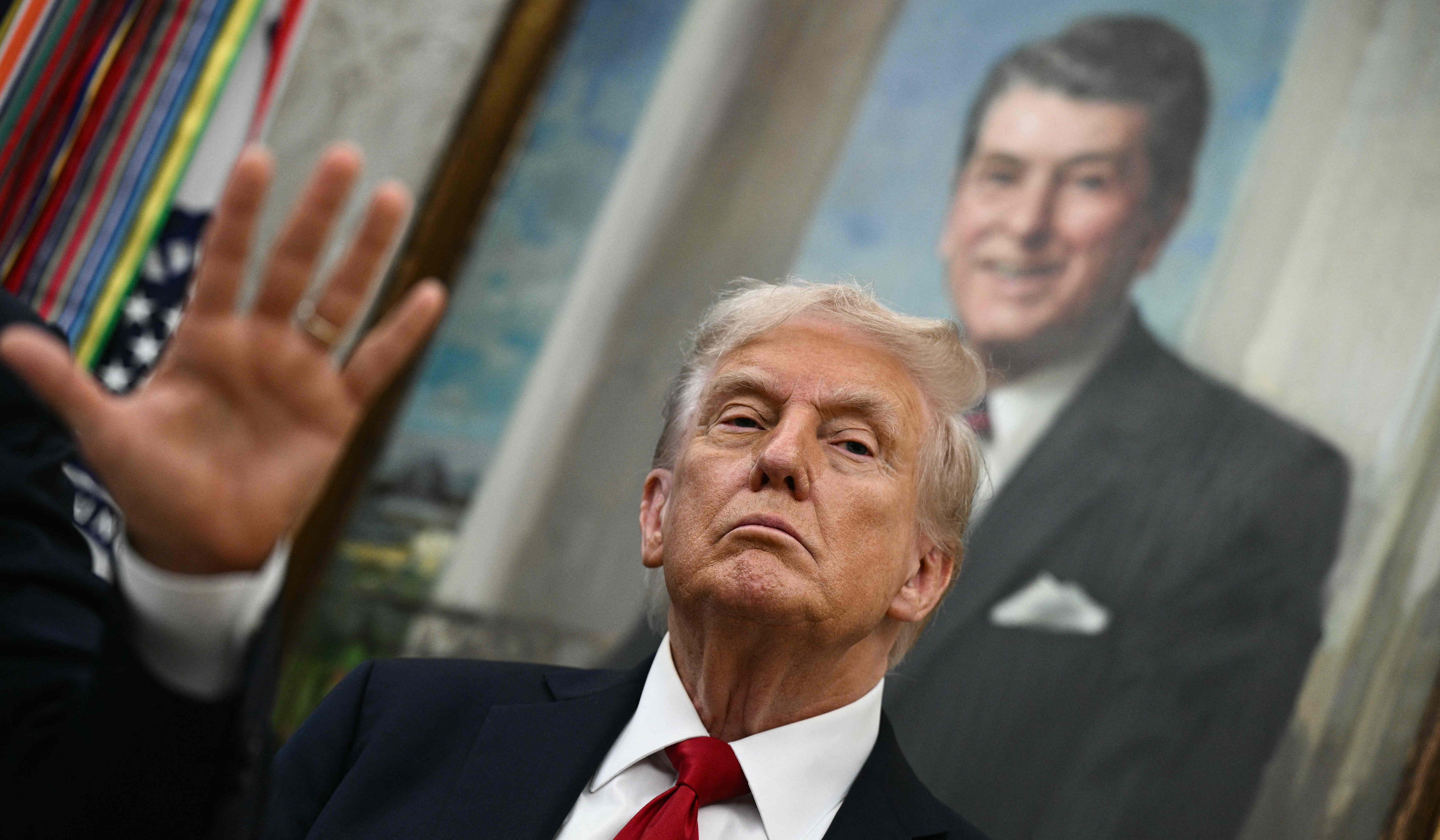 Donald Trump Ronald Reagan Casa Blanca