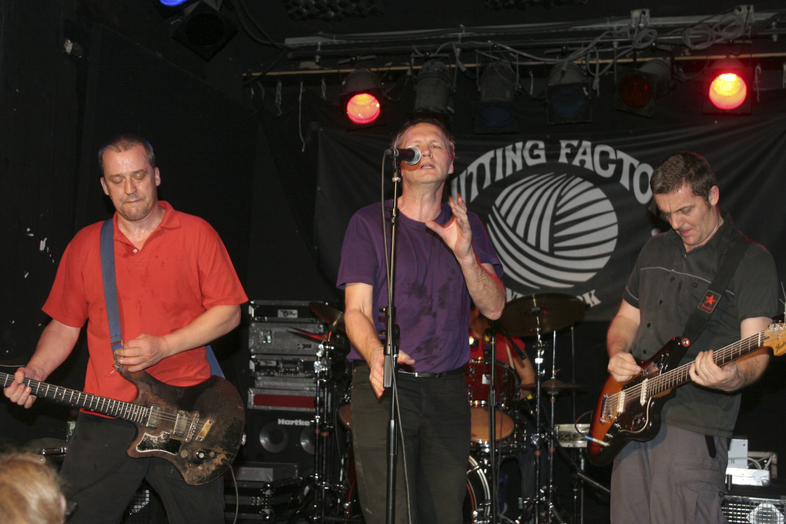 FILE — The underground Dutch band the Ex performs at the Knitting Factory in New York, Dec. 13, 2006. From the mid-1980s until just a few years ago, Aadam Jacobs recorded thousands of club shows, including an early Nirvana performance. Volunteers are adding them to an online archive. (Rahav Segev/The New York Times)