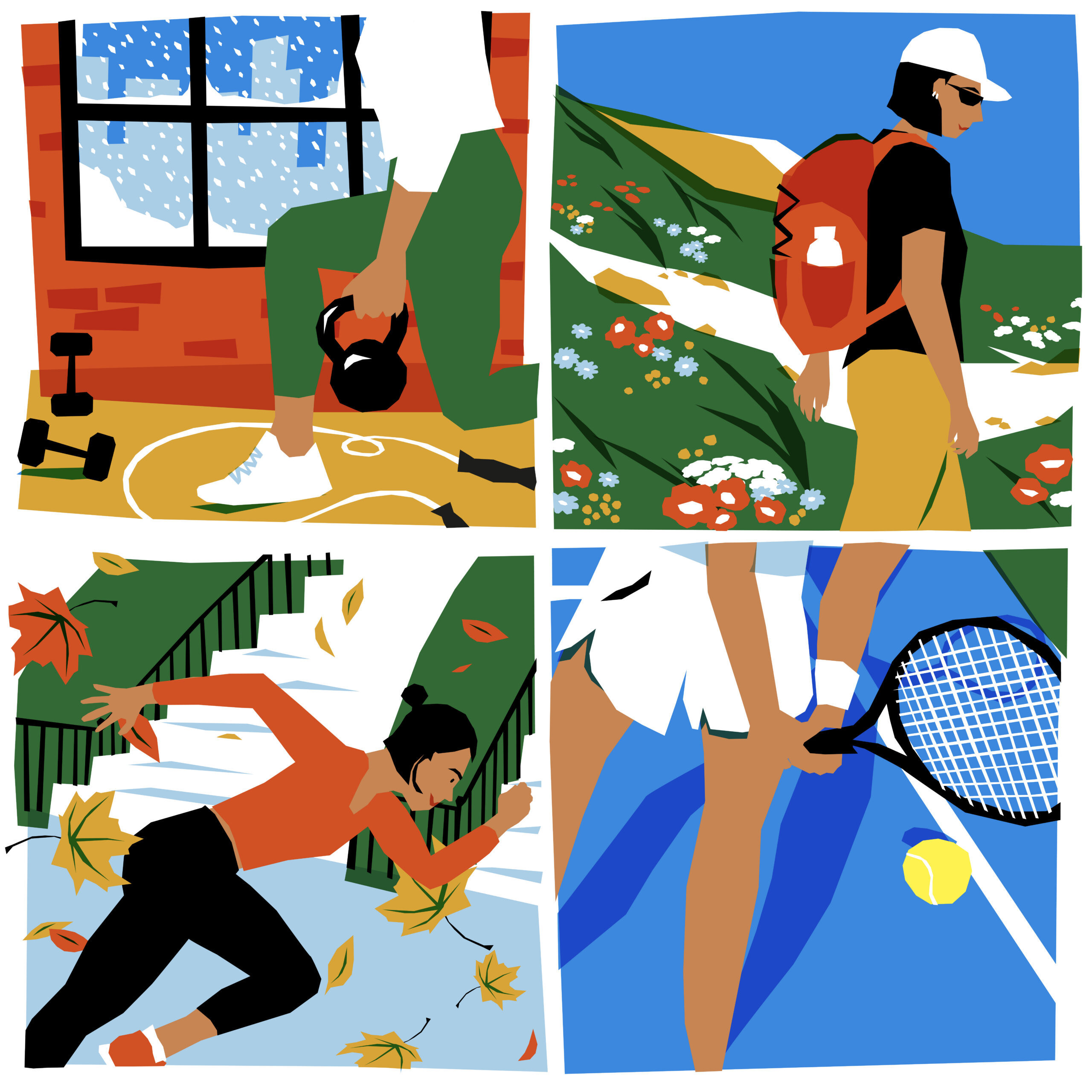 Spring is a good time to mix up your workout routine, which has big benefits for strength and endurance Ñ while keeping things interesting. (Marie Doazan/The New York Times) Ñ FOR EDITORIAL USE ONLY WITH NYT STORY WORKOUT ROUTINE BY HANNAH SINGLETON FOR MARCH 26, 2026. ALL OTHER USE PROHIBITED. Ñ
