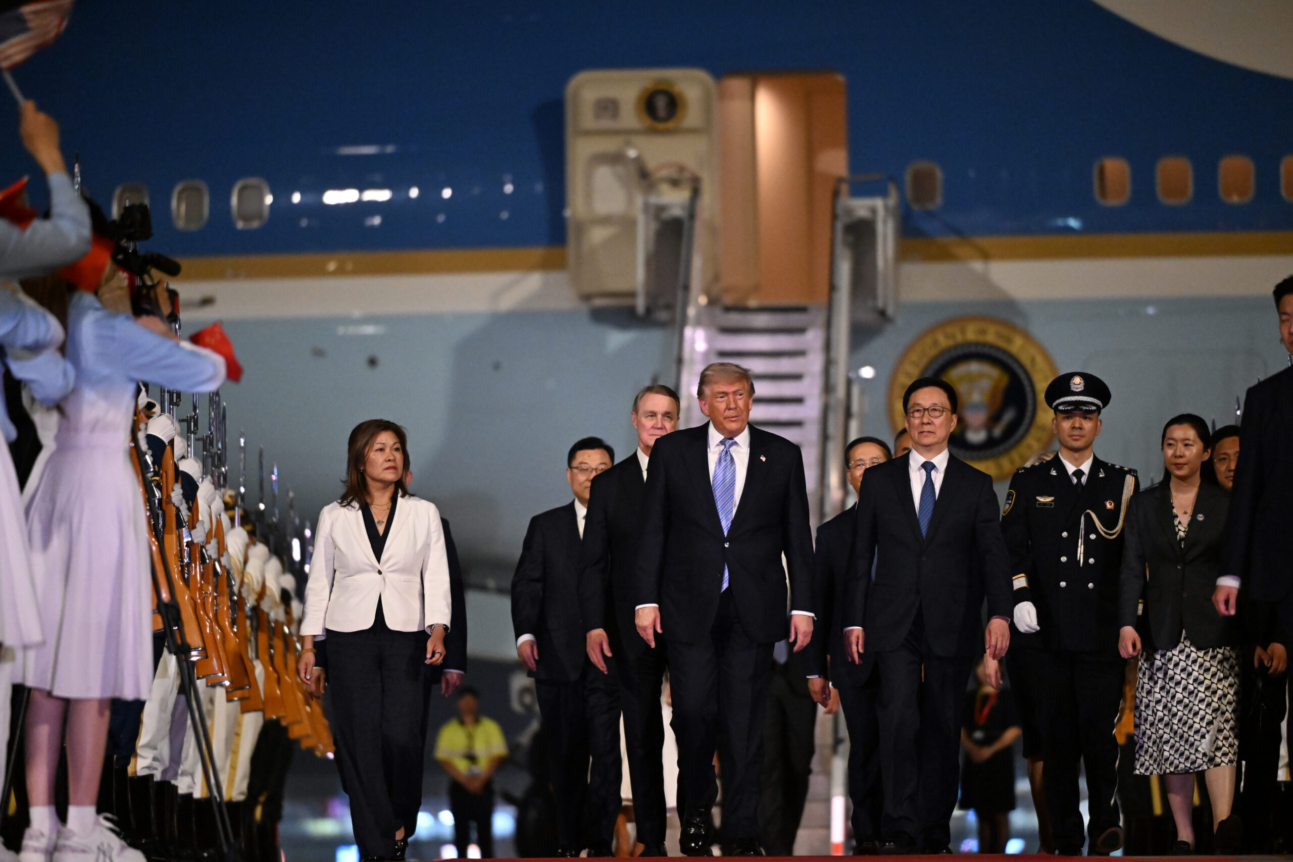 FILE -- Members of Taiwan's military practice how to repel an invading force at Bali, Taiwan, July 27, 2023. President Xi Jinping of China is buying time for Beijing and may see an opening with a U.S. president weakened by the war in Iran. (Lam Yik Fei/The New York Times)