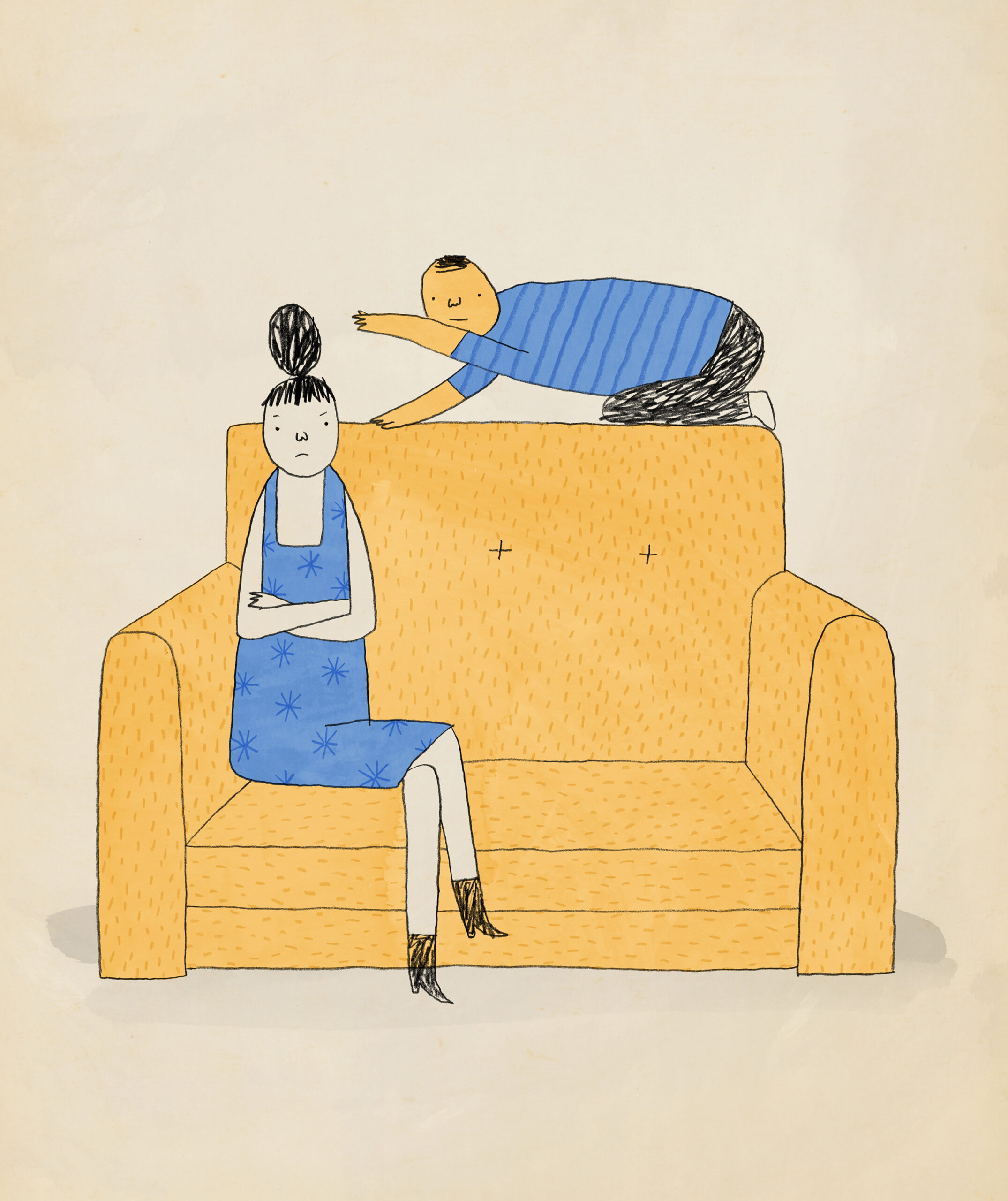 BC-MODERN-LOVE-HIDE-CATS-ART-NYTSF -- Men, hide your cats, or at least keep them out of your online dating profile pics. (Brian Rea/The New York Times) -- FOR USE ONLY WITH MODERN LOVE STORY SLUGGED BC-MODERN-LOVE-HIDE-CATS-ART-NYTSF FOR MAY 29, 2026. ALL OTHER USE PROHIBITED.