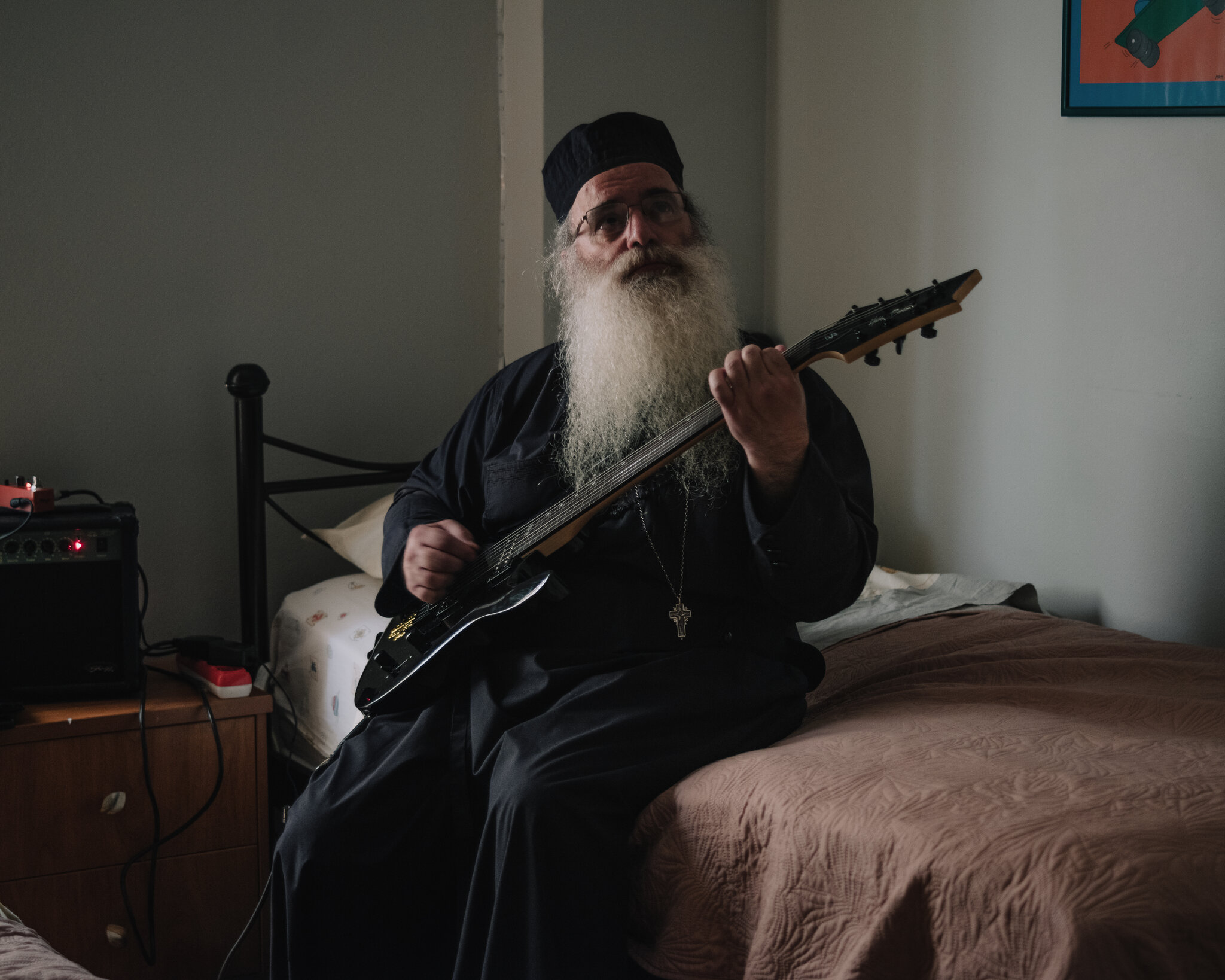 Dionysios Tabakis es sacerdote en Nafplio, Grecia, donde ha servido a la misma congregación durante casi 30 años. Myrto Papadopoulos para The New York Times