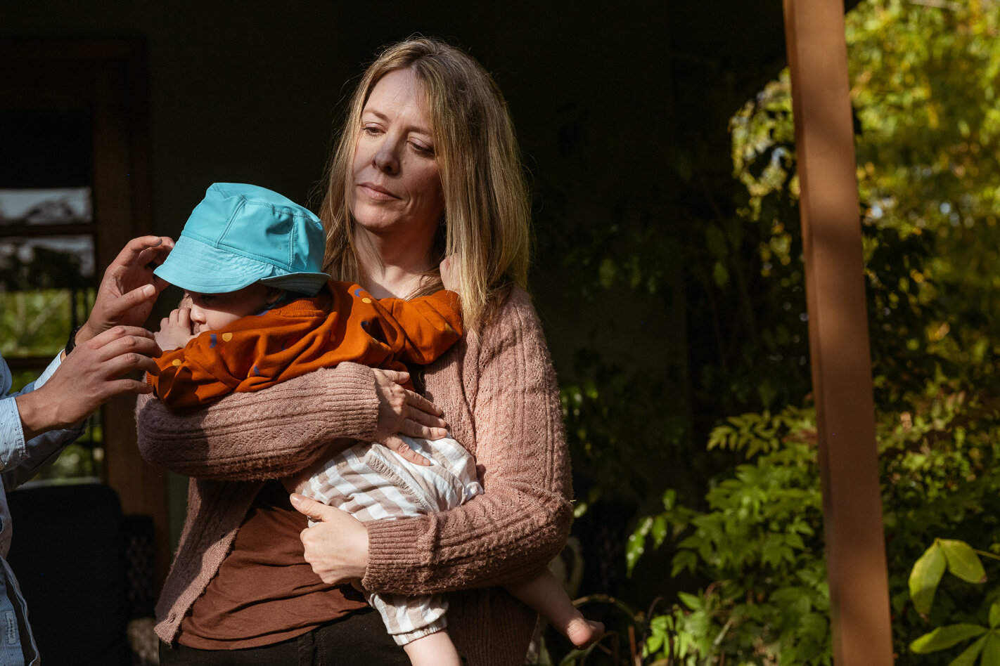 Raising young twins is "really challenging," Ms. Bui said. "But we're doing well, considering." Bethany Mollenkof for The New York Times