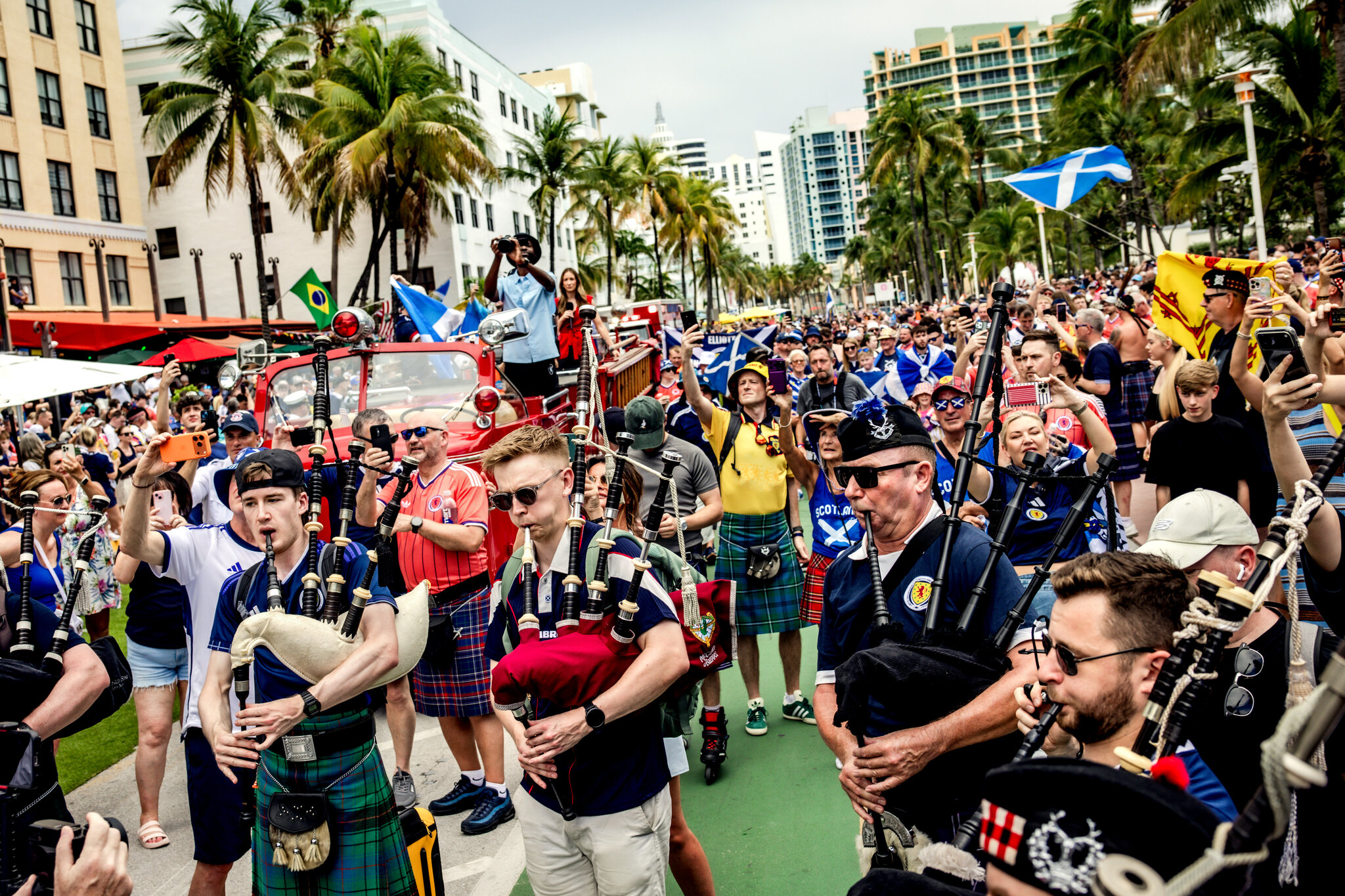 Los entendidos en fútbol que han estudiado el calendario del Mundial de 2026 tenían el ojo puesto en el partido del miércoles por la noche entre Escocia y Brasil por su potencial festivo. Scott McIntyre para The New York Times