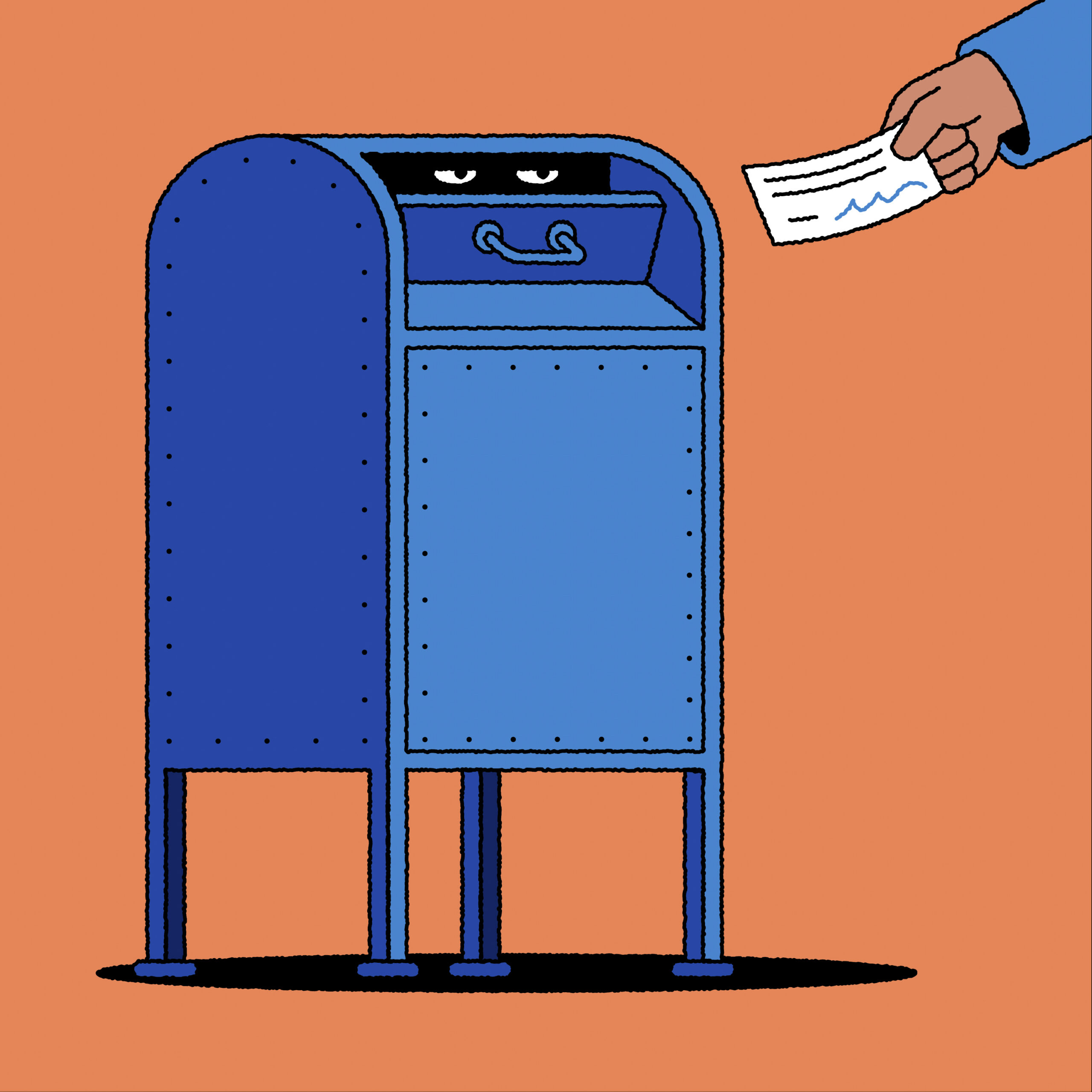 If you must send a check through the mail, keep an eye on your account statements, experts say. Thieves steal checks from mailboxes, then alter the checks with fraudulent names. (Till Lauer/The New York Times) -- FOR EDITORIAL USE ONLY WITH NYT STORY CHECK FRAUD BY ANN CARRNS FOR JUNE 26, 2026. ALL OTHER USE PROHIBITED. --