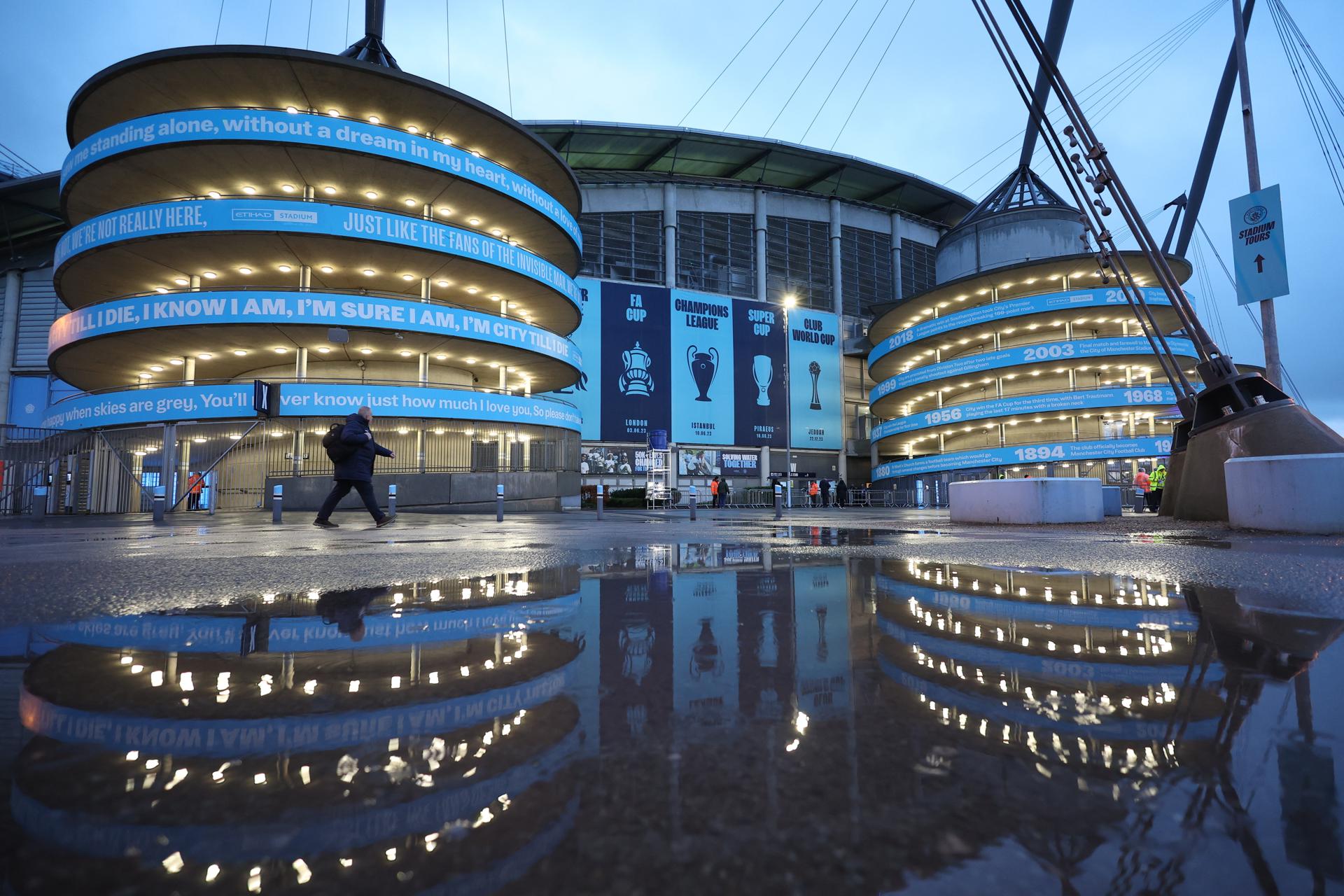 Vista del Etihad Stadium en Manchester, Reino Unido. EFE/EPA/ADAM VAUGHAN