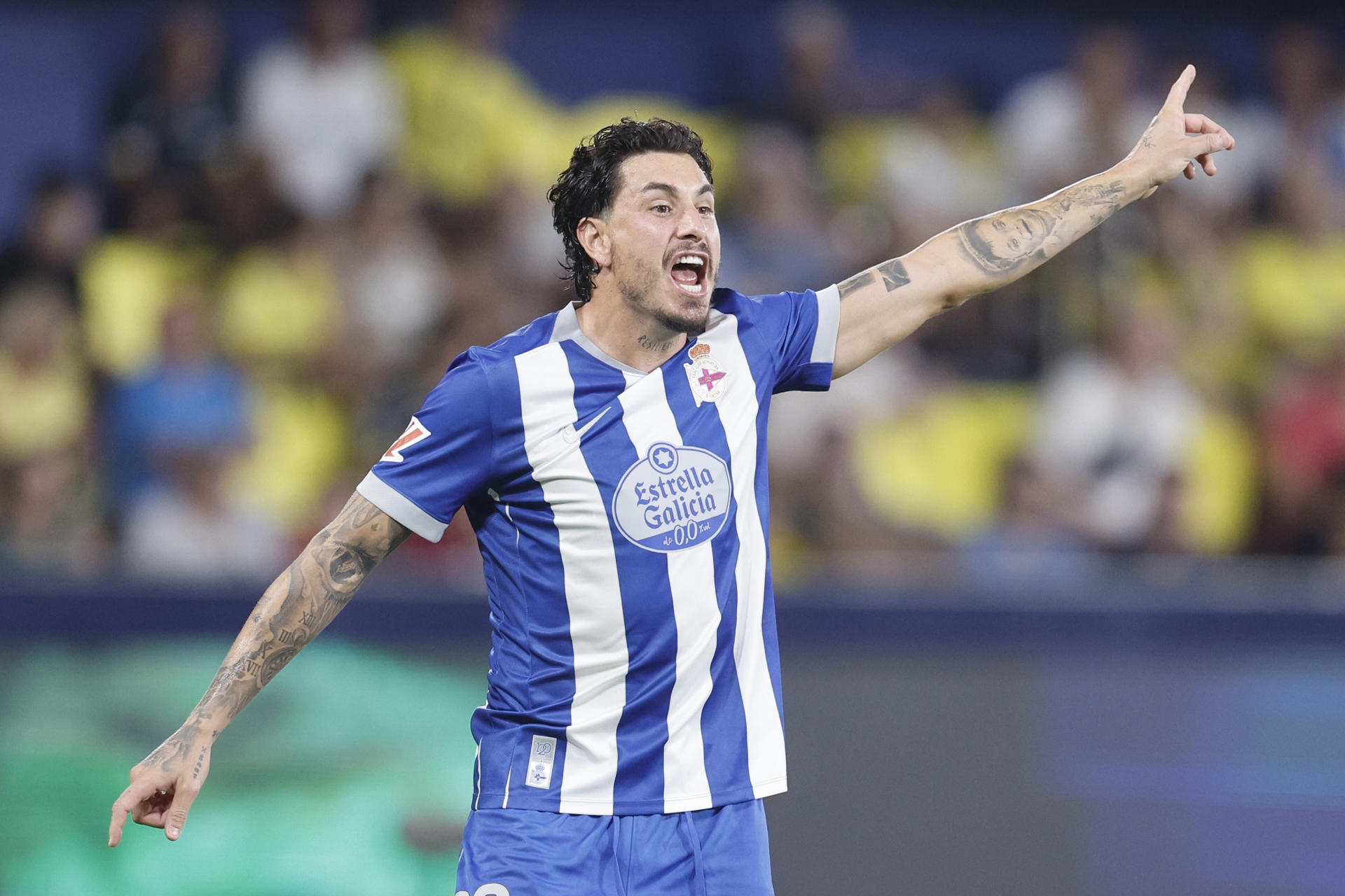 El defensa uruguayo del Deportivo de A Coruña, José Maria Giménez. EFE / Kai Forsterling.