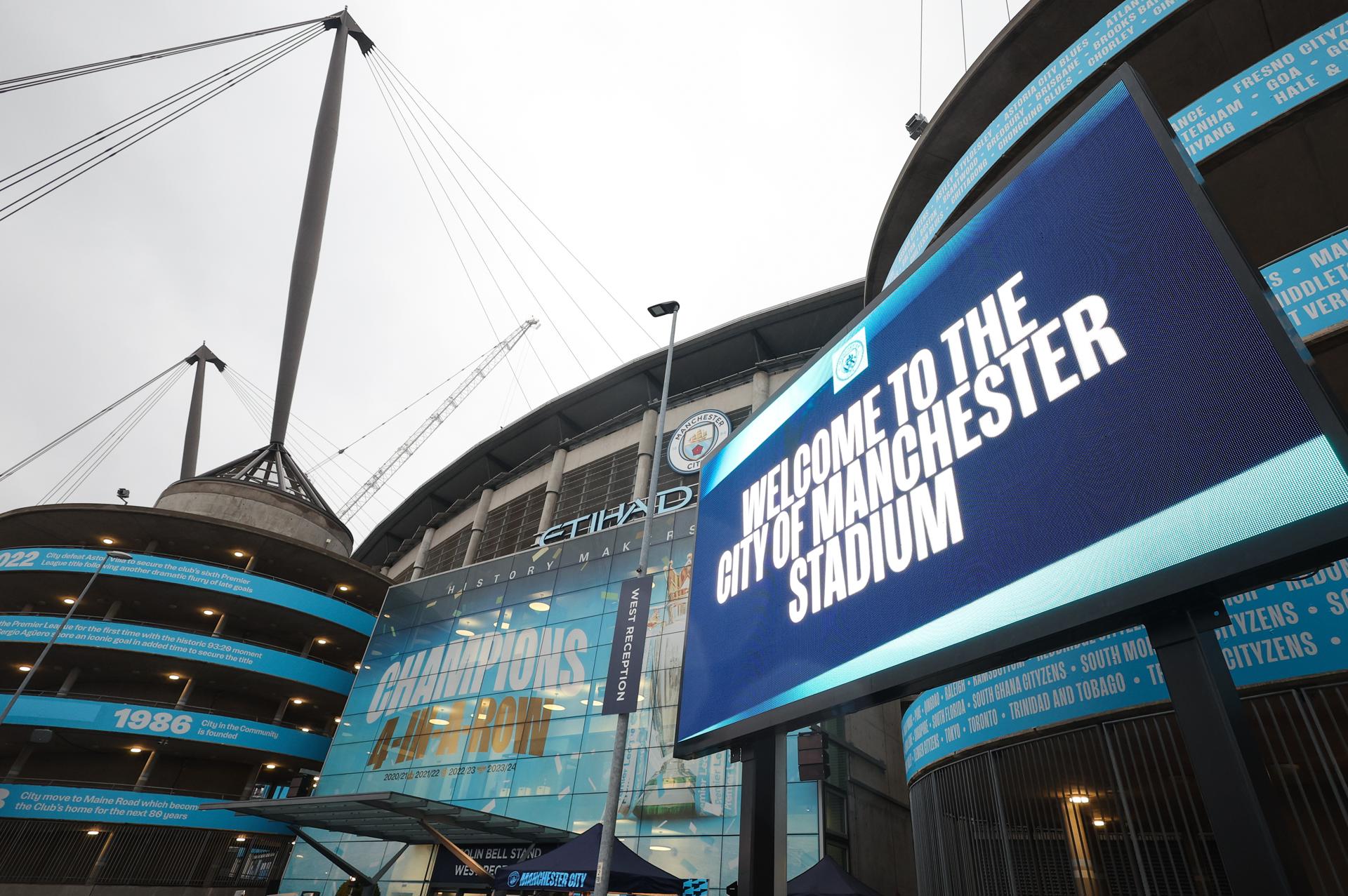 El estadio Etihad en Manchester City en foto de archivo de ADAM VAUGHAN. EFE/EPA
